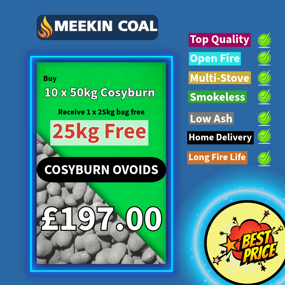 COSYBURN 10x 50KG OFFER RECEIVE 1x 25KG FREE