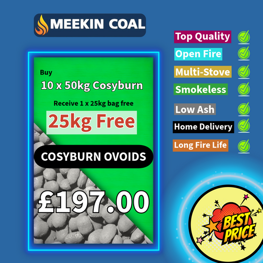 COSYBURN 10x 50KG OFFER RECEIVE 1x 25KG FREE