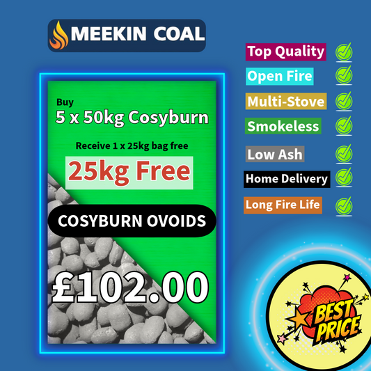 COSYBURN 5x 50KG OFFER RECEIVE 1x 25KG FREE