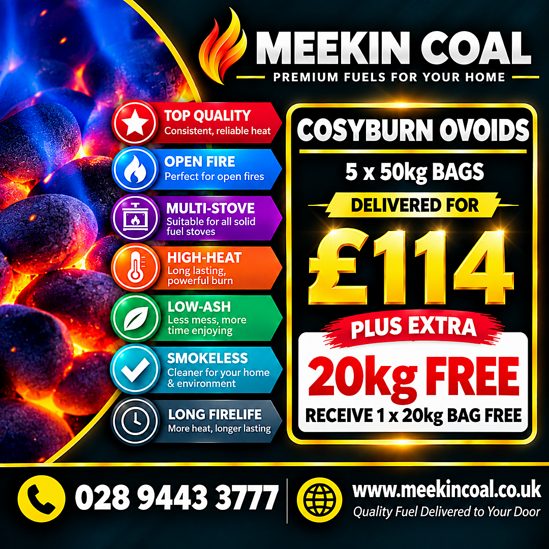 COSYBURN 5x 50KG OFFER RECEIVE 1 x 20KG BAG FREE